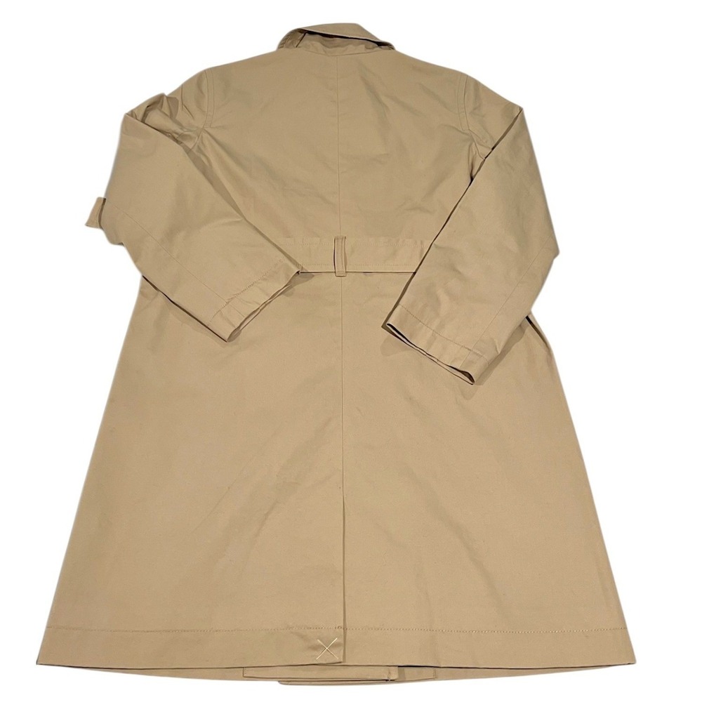 NWT J.Crew Classic Trench Coat Light Khaki Tan Women's 4 - Picture 14 of 16